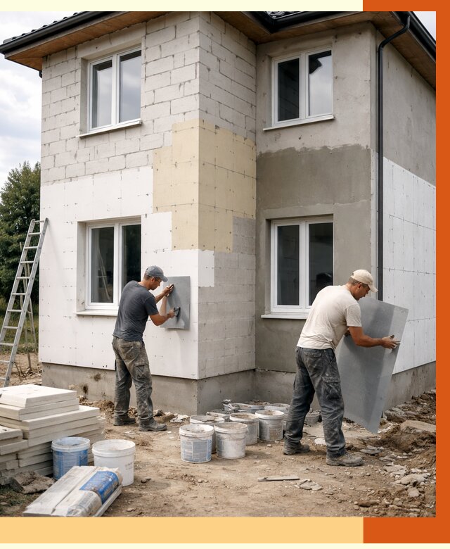 Утепление дома из газобетона в Туле от 4271 руб./м² — заказать у ТепломастерТул